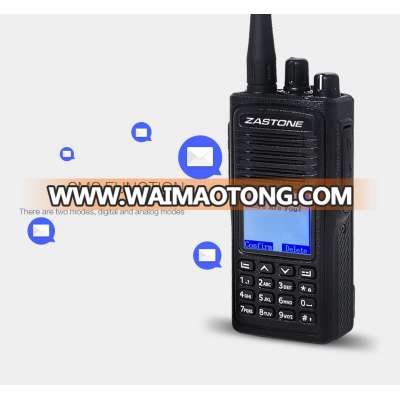 Cheap practical long distance receive handheld walkie talkie ZASTONE D900 DMR two way radio