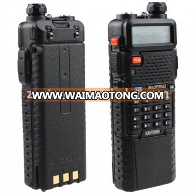 Dual band two way radio baofeng UV-5R UHF+VHF radio transceiver with 3800mAh Walkie Talkie +earpiece